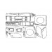 Накладки на панель V-1 Титан для BMW X5 E-53 1999-2006 рр