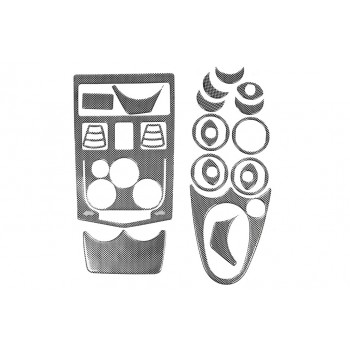 Накладки в салон (Meric, Турция) Черный рояль для Dacia Logan I 2005-2008 гг