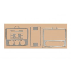 Накладки на панель Алюминий для Ford Focus II 2005-2008 гг
