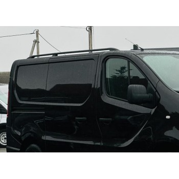 Рейлінги чорні Коротка, Пластикові ніжки для Opel Vivaro 2015-2019 рр