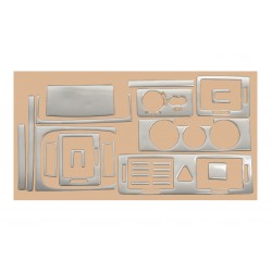 Накладки на торпедо Алюминий для Skoda Fabia 2000-2007 гг