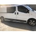 Бічні труби BB002 (2 шт., нерж.) 70 мм, довга база для Renault Trafic 2001-2015 рр