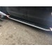 Боковые пороги Tayga V2 (2 шт., алюминий) для Volkswagen Amarok 2010-2022 гг