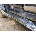Накладки на пороги ABS (2 шт, пластик) Глянцеві для Mercedes Vito W638 1996-2003 рр