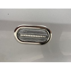 Хром накладки на поворотники (2 шт, нерж) для Volkswagen T5 Multivan 2003-2010 гг