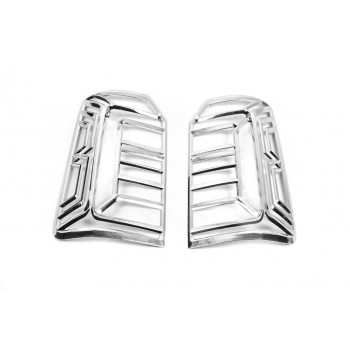 Накладки на стопы (2 шт, пласт) для Volkswagen Caddy 2015-2020 гг