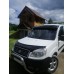 Козирьок на лобове скло (чорний глянець, 5мм) для Fiat Doblo I 2005-2010 рр