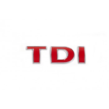 Напис Tdi (прямий шрифт) Червоні TDІ для Volkswagen Crafter 2006-2016 рр
