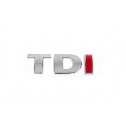 Напис Tdi (прямий шрифт) Червона І для Volkswagen Crafter 2006-2016 рр