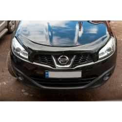 Дефлектор капота (EuroCap) для Nissan Qashqai 2010-2014 гг