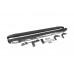 Бокові пороги Omsa Black (2 шт., алюм.) для Peugeot Bipper