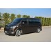 Накладка на передний бампер Sport 2-LED 2015-2018 (под покраску) для Volkswagen T6
