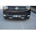 Накладка на передний бампер Sport 2-LED 2015-2018 (под покраску) для Volkswagen T6