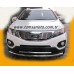 Передня нижня дуга (нерж) для Kia Sorento II XM 2009-2014 рр