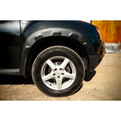 Расширители арок с выпуклостями (8 шт, ABS) DDU - Украина для Renault Duster 2008-2017 гг