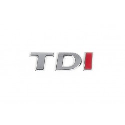 Напис TDI (під оригінал) TD-хром, I-червона для Volkswagen Jetta 2011-2018 рр