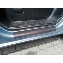 Накладки на пороги ABS (2 шт, DDU) Мат для Nissan Primastar 2002-2014 гг