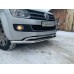 Передній вус подвійний Vegas 2010-2016 (нерж) d70/42 мм для Volkswagen Amarok рр