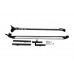 Бокові пороги OEM-BMW-V2 (2 шт, пластик) для Hyundai IX-35 2010-2015 рр