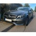Передняя решетка Diamond Silver 2014-2018, с камерой для Mercedes C-сlass W205