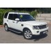 Перемычки на оригинальные рейлинги (2 шт) Черные для Land Rover Discovery IV