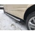 Бокові пороги Fullmond (2 шт., алюм) Довга база для Mercedes Vito / V-class W447 2014- рр
