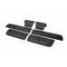 Молдинг на дверь OmsaLine (6 шт, ABS) для Volkswagen Amarok 2010-2022 гг