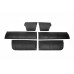 Молдинг на дверь OmsaLine (6 шт, ABS) для Volkswagen Amarok 2010-2022 гг
