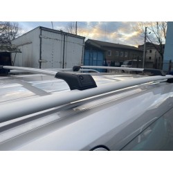 Перемычки на рейлинги без ключа Flybar (2 шт) Черный для Ford Courier 2014-2023 гг