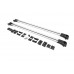 Перемычки на рейлинги без ключа Flybar (2 шт) до 110 см, Черный для Chevrolet Captiva 2006-2019 гг