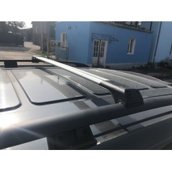 Перемычки на рейлинги без ключа Flybar (2 шт) Черный для Mercedes Vito W639 2004-2014 гг