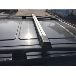 Перемычки на рейлинги без ключа Flybar (2 шт) Черный для Mercedes Vito/V-class W447 2014- гг