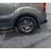Накладки на арки (4 шт, черные) 2 боковые двери, Металл для Citroen Berlingo 2008-2018 гг