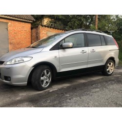 Накладки на арки (4 шт, черные) 2005-2008, Металлические для Mazda 5