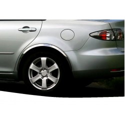 Накладки на арки (4 шт, нерж) для Mazda 6 2003-2008 гг