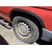 Накладки на арки (4 шт, черные) Черная нержавейка для Mercedes Vito W638 1996-2003 гг