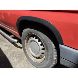 Накладки на арки (4 шт, черные) Черная нержавейка для Mercedes Vito W638 1996-2003 гг