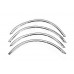 Накладки на арки (4 шт, нерж) для Mercedes E-сlass W211 2002-2009 рр
