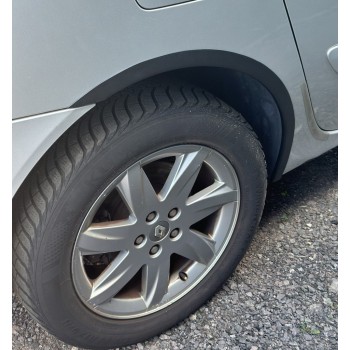 Накладки на арки (4 шт, чорні) для Renault Espace 2002-2014 рр