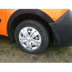Накладки на арки (4 шт, черные) 2008-2012, металлические для Renault Kangoo