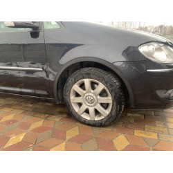Накладки на арки (4 шт, черные) 2003-2006, Металлические для Volkswagen Touran