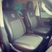 Авточехлы (экокожа и ткань, Premium) Полный салон для Volkswagen T5 Caravelle 2004-2010 гг