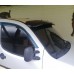Козырек на лобовое стекло (черный глянец, 5мм) для Fiat Doblo I 2001-2005 гг