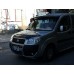 Козырек на лобовое стекло (черный глянец, 5мм) для Fiat Doblo I 2001-2005 гг