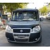 Козырек на лобовое стекло (черный глянец, 5мм) для Fiat Doblo I 2001-2005 гг