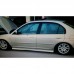 Боковые пороги (под покраску) для Honda Civic Sedan VII 2001-2006 гг