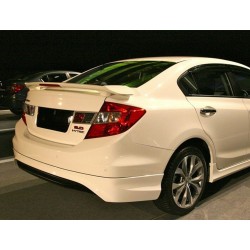 Накладка на задний бампер (под покраску) для Honda Civic Sedan IX 2011-2016 гг