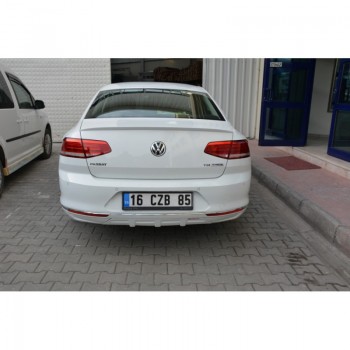 Задний диффузор (под покраску) для Volkswagen Passat B8 2015-2023 гг