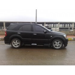 Боковые пороги Meliset (2 шт., под покраску) для Kia Sorento I BL 2002-2009 гг