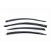 Ветровики с хром молдингом SD (4 шт, Niken) для Volkswagen Passat B8 2015-2023 гг